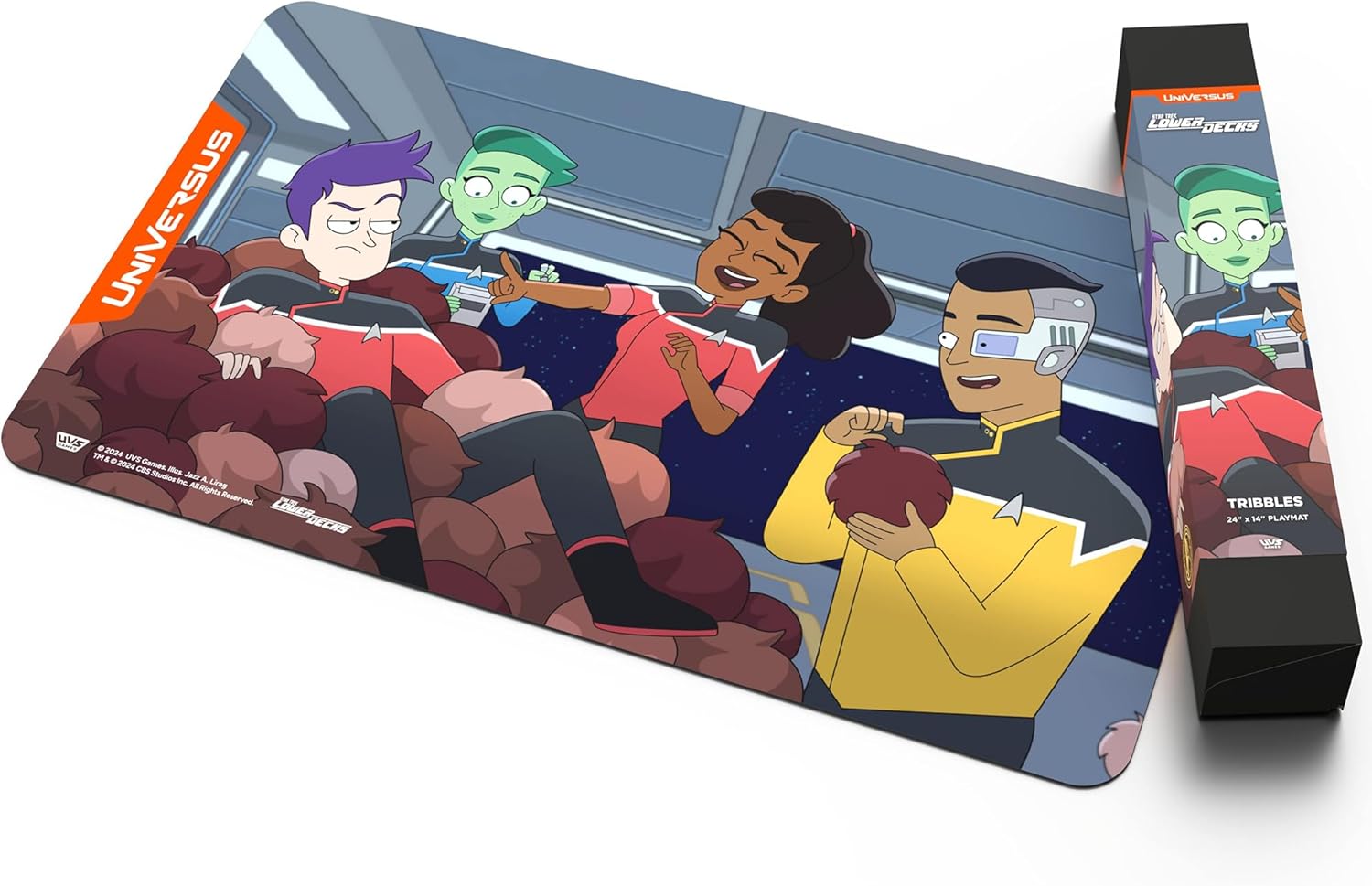UniVersus: Star Trek: Lower Decks - Tribbles Playmat - 24 x 14 Neoprene Mat